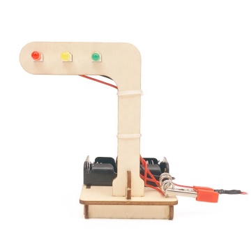 STEM Physics Science Kit: DIY Traffic Light Educational Toy for Kids
