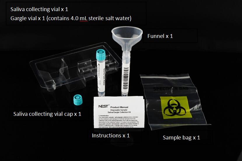 Saliva Collection Kit(contains sterile salt water)