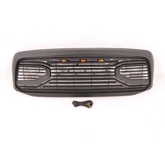 2006-2008 Dodge Ram Customizable ABS Black Front Bumper Grill Replacement