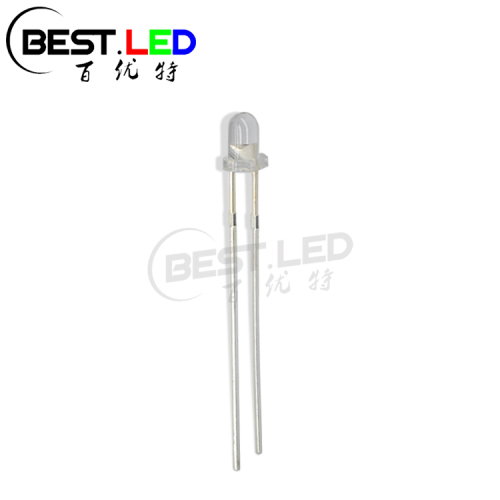 Super Bright 3mm Green LED Clear Lens