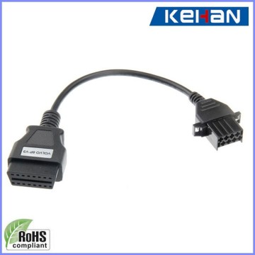 OEM ODM van goede kwaliteit ISO ROHS -conforme OBD Volvo Truck 8 Pinagnostic Cable, Truck Diagnostic Cable
