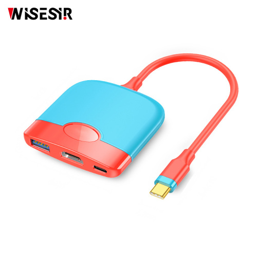 China 3-In-1 USB-C Hub 4K30HZ For Nintando Switch Supplier