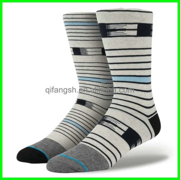 Cotton custom colored casual dress socks