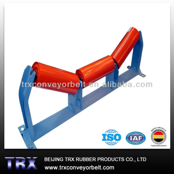 Carrying idler roller for belt conveyor