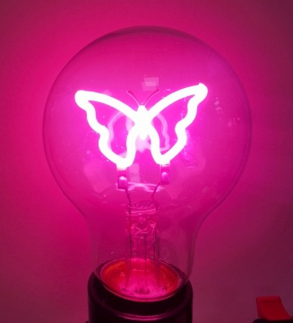 Animal pattern decorative LED light bulb