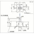 スライディングロッド高さ5.5mmのワンウェイアクションスイッチ