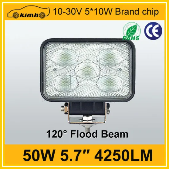 Good feeback 5.5inch 50W 3750LM led work light magnetic base
