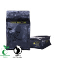 Eco friendly flat bottom coffee bags Bio pack