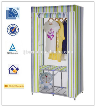 2014 China Factory Supply Oxford Fabric Easy Assembly Wardrobe