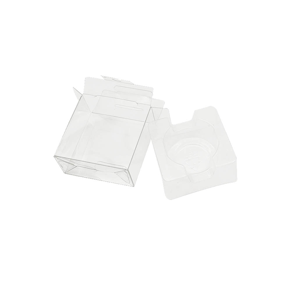 Clear PVC Plastic Square Box With Tray