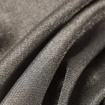 100% Silver Fiber EMF Shield Anti-Radiation Knitted Fabric