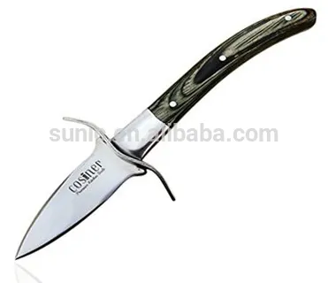 Seafood Clam Oyster Chef tool Stainless steel knives fiber laser marking machinery