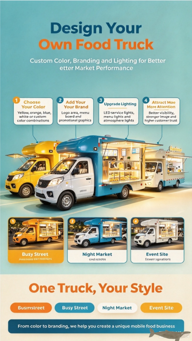 Street mobile food trucks