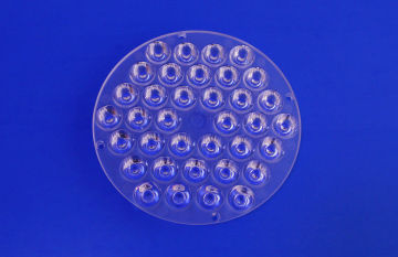 15 , 30 , 45 Degree Rgb Optical Pmma Led Lens Array , Lamp Lens 36w