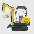 Mesin lansekap track karet excavator 2 ton mini