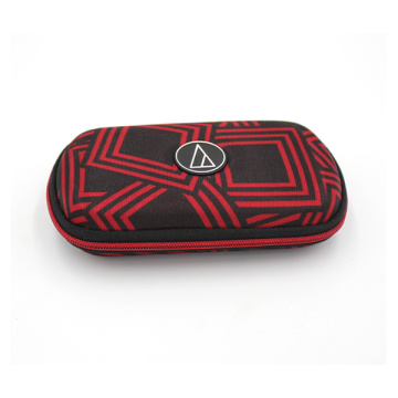 Custom durable dustproof eva nylon earphone case with printing