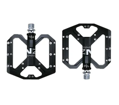 ENZO Aluminum Alloy Sealed DU Bearing Bicycle Pedal with Non-slip Spikes: MTB Bike Accessories