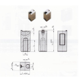 Serie de insertos de puerta de precisión de componentes estándar de molde DAYUE