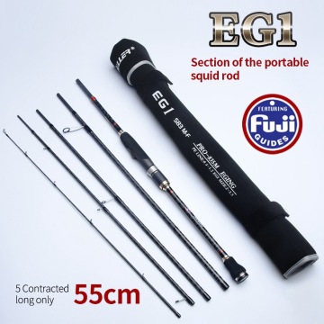 Lurekiller 2,26 m/2,5 m di canna da pesca in fibra di carbonio con guida fuji e sedile della ruota
