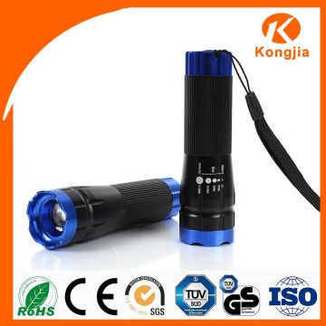 Aluminum Alloy Camping Led Most Powerful Flashlight Lighter Portable Radio Generator Flashlight