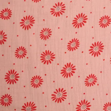 New Products For Chirdren Cotton Gauze Printed Fabric