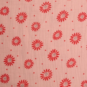 New Products For Chirdren Cotton Gauze Printed Fabric