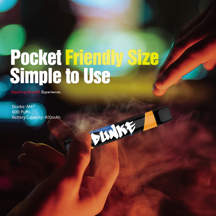 Disposable e-cigarette video promotional image