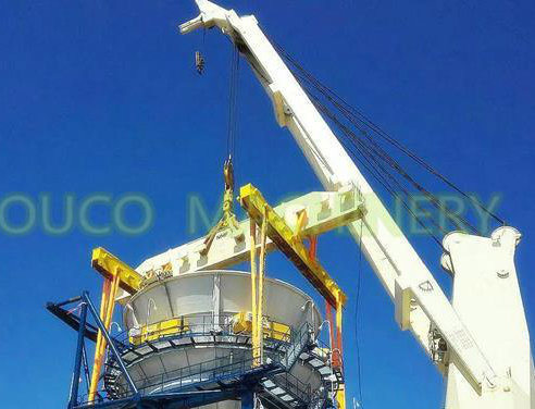 26t37m Cargo Heavy Duty Fixed Boom Marine Crane