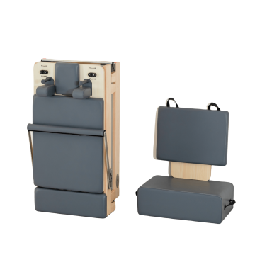 New Model: Foldable Aluminum Rails Pilates Reformer with Maple Deck