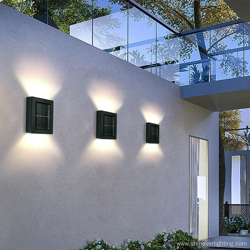 Wireless Up And Down morden Solar Wall light