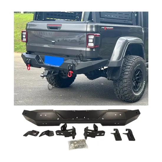 GZDL4WD Pickup Single Low Loop Winch Bar Full Width Rear Bumper for Gladiator JT 2020-2024