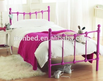 2016 High quality cheap modern fashion new style children metal kids bed