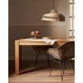 Rattan and Iron Basin Chair for Balcony Comfort