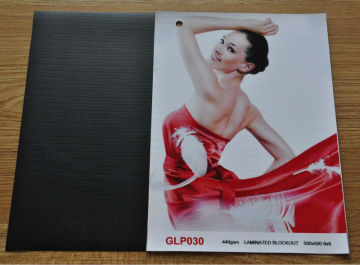 Laminated frotlit black back 13oz 440gsm 500*500 9*9 GLP030