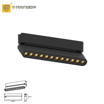 Modern Style LED Track Light - 6w/12w CE Certified Aluminum Foldable Hotel Office Lighting