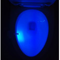 Smart Bathroom Toilet Nightlight LED Induction Activated On/Off Seat Sensor Lamp 8 multicolour Creative Toilet lamp Hot Sale