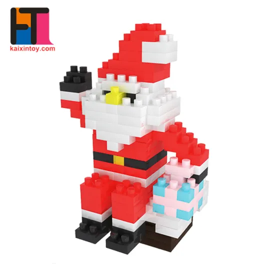 Christmas decoration 2017 Funny Intelligence toys DIY plastic micro block toy