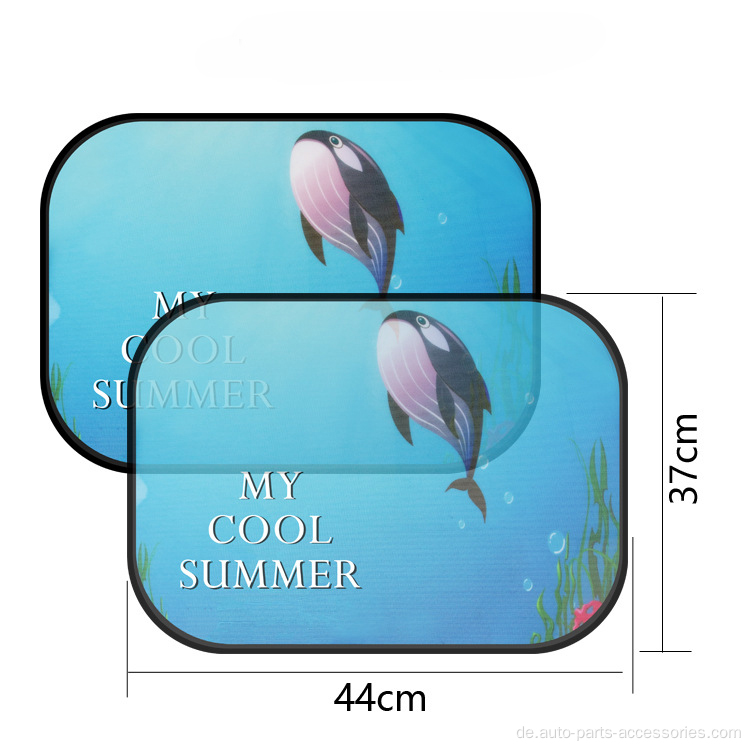 Multi -Farben Frontfenster langlebiger magnetischer Sonnenschatten