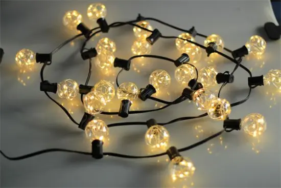 Copper wire led string lighting