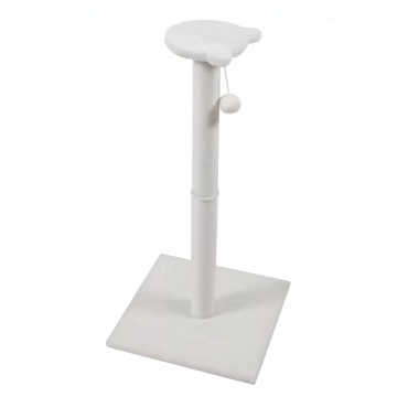 Replaceable Durable Cat Scratcher Pad Wooden Indoor Tree Tower Multi Level Climbing Condo Easy Maintenance Modular Carton