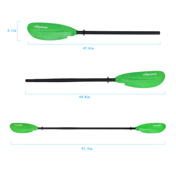 Adjustable SUP Paddle Set - Woowave Aluminum Shaft Paddle for Kayak and Stand-Up Board