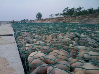 pvc coated gabion stone cage