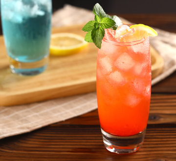 A simple fruit juice bottle
