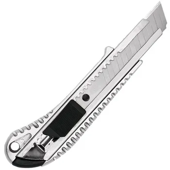 High Quality Durable 18mm Sliding Blade Metal Utility Knife OEM Factory Supply