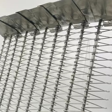 Food grade stainless steel self-stacking conveyor belt