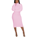 Women's Bodycon Pullover Sweater Dress