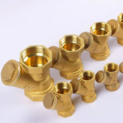 Brass Threaded Y Strainer Valve Y Water Filter