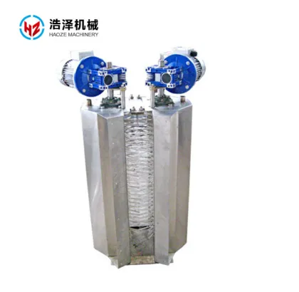 Vertical hanging ditch cleaning machine