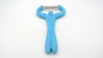 man shape stainless steel vegetable/potato peeler with the ABS handle