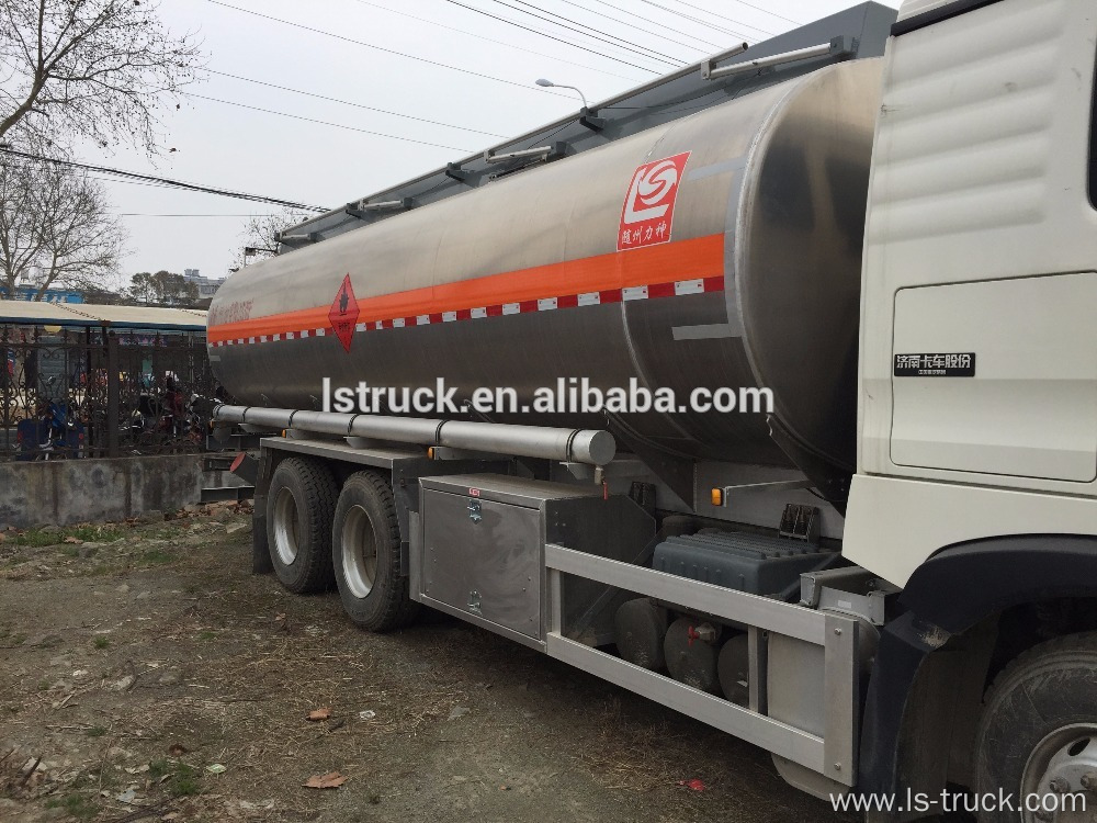 Dongfeng 25000 liter 6x4 fuel tank truck